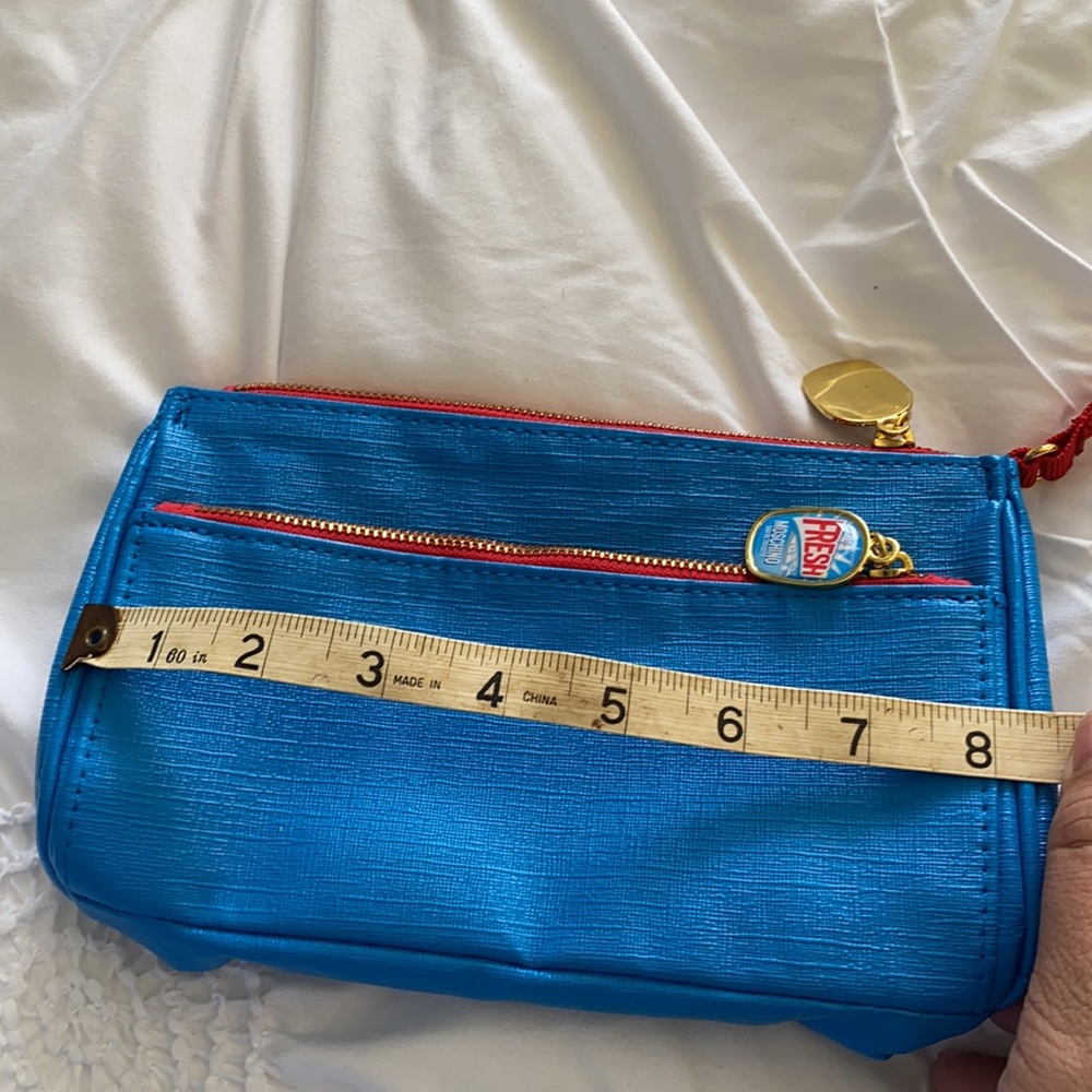 MOSCHINO PERFUM mini blue bag. - Picture 7 of 8